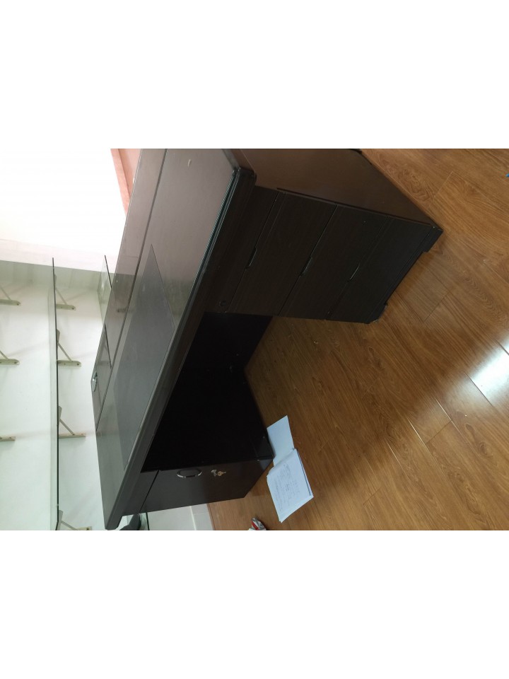 Thanh lý bàn giám đốc mdf đen